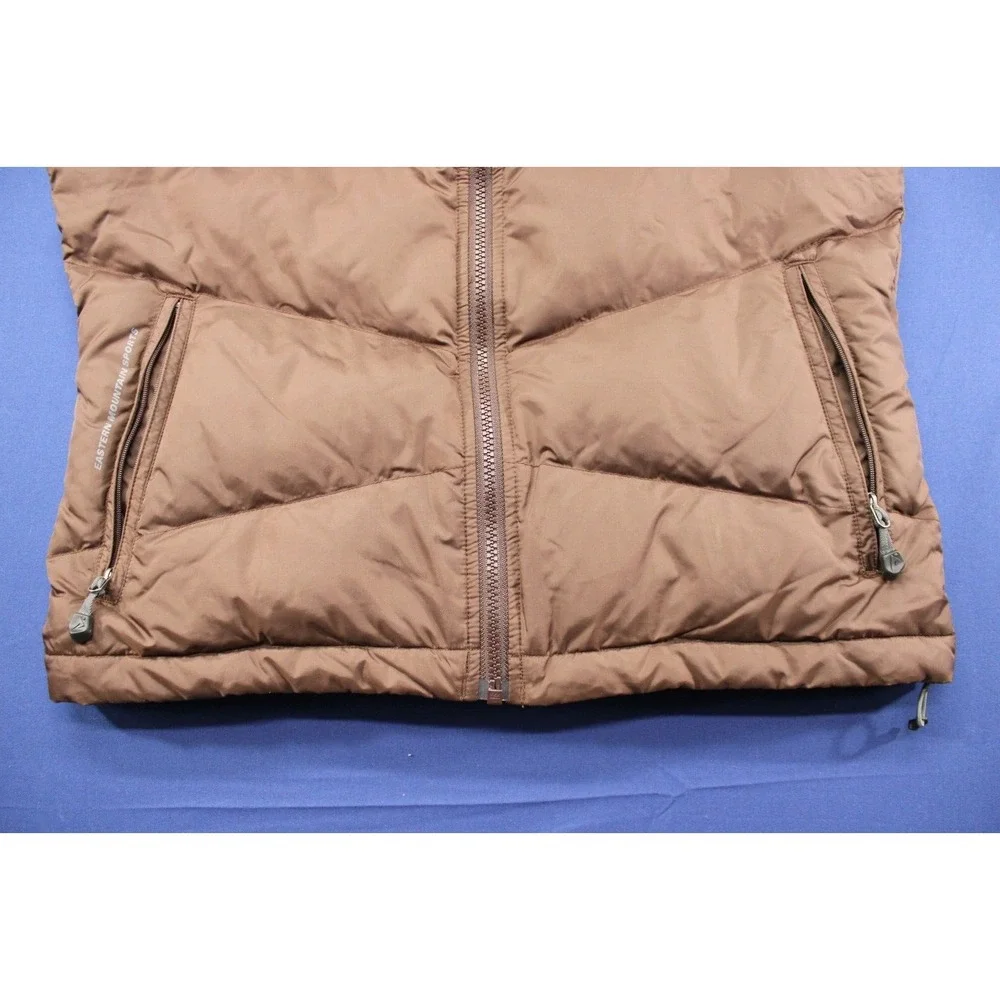 Eastern Mountain Outdoors Goose Down Puffer Vest Brown Size‎ Medium Womens
